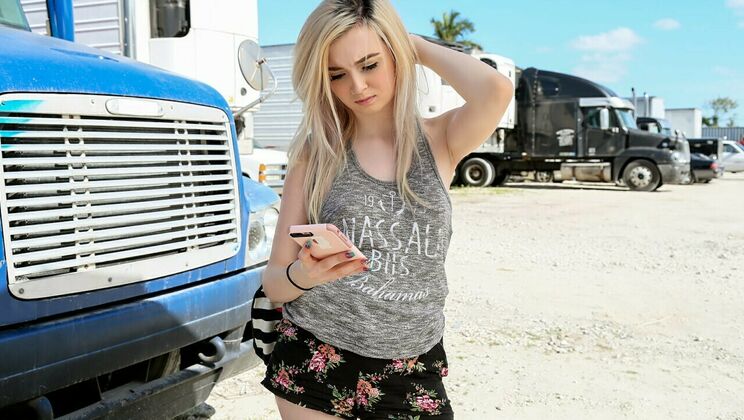 [StrandedTeens] - Blonde Teen Fucks Jesse Black For Transport - Lexi Lore - Jesse Black