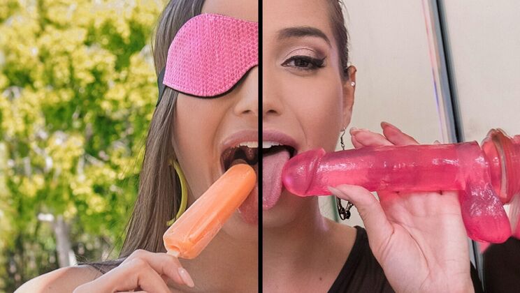 [LookAtHerNow] - Blindfolded Sex with a Sexy Latina - Xander Corvus - Desiree Dulce