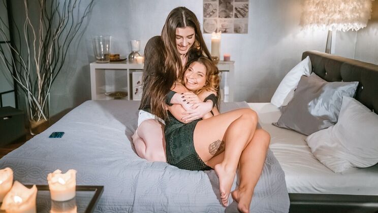 [Lesbea] - Lesbian Orgasms with Pussy Licking and 69 - Amy Red - Marry Morrgan