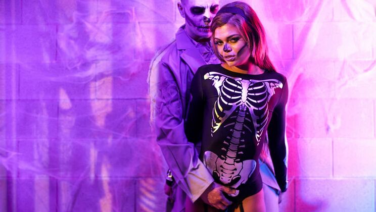 Halloween Reality Sex with Latina