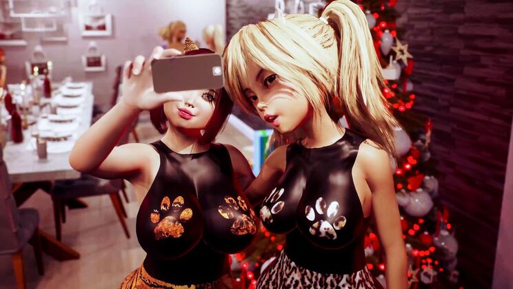 [Futanarica] - Xmas Cumshot Compilation