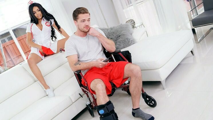 [IKnowThatGirl] - Hot Nurse Aaliyah Hadid Blowjob - Aaliyah Hadid - Kyle Mason
