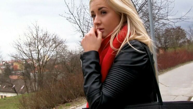 [PublicPickups] - Small Tits Blonde Euro Porn - Cayla Lyons