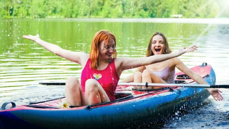 [ClubSweethearts] -  Lesbian Fun in the Sun on a Kayak 