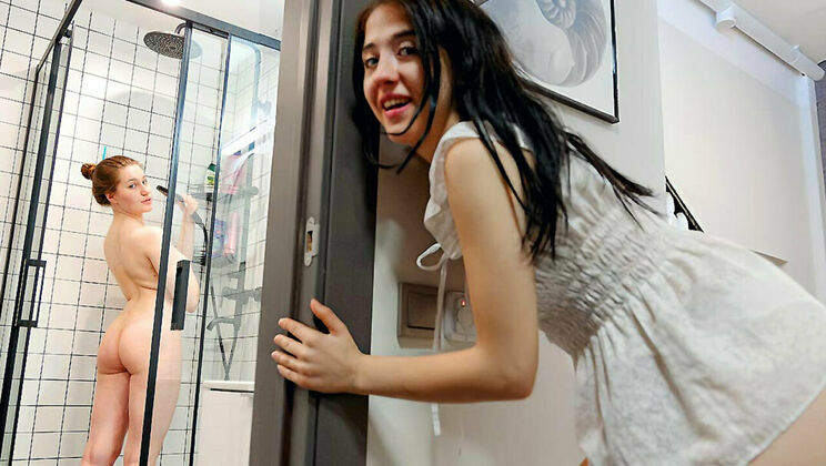 [ClubSweethearts] - Lesbian Love in the Wet Shower