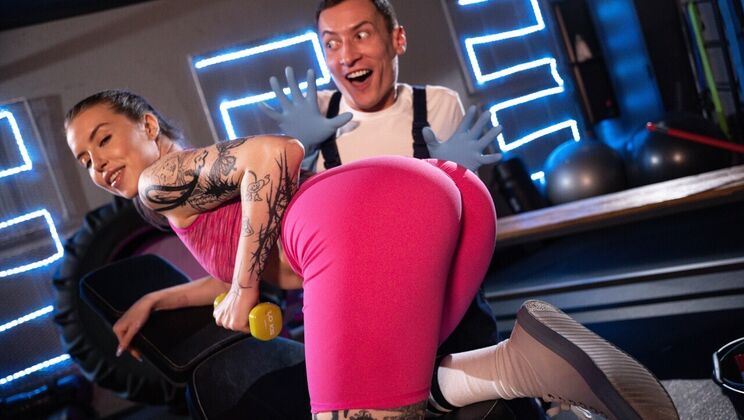 Charlie Dean's Gym Ass Fuck