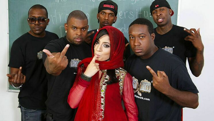 [BlacksonBlondes] - Nadia Ali Fucked by Big Cocks - Rico Strong - Charlie Mac - Jon Jon - Nadia Ali - Jack Blaque