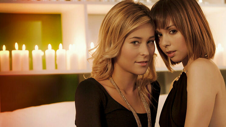 [SexArt] - Close Up Lesbian Action with Blonde Stars - Lola Reve - Ariel Rebel