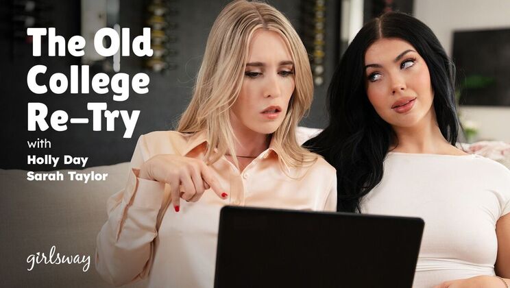 [Girlsway] - Big Tits and Asses in College - Sarah Taylor - Holly Day