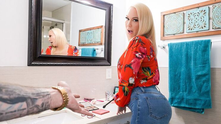 [MyPervyFamily] - Pussy to Mouth Action with Big Tits MILF - Mellanie Monroe - Nade Nasty