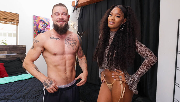[HotGuysFuck] - Ebony Sex Bomb Brianna Moore with Brodie Graves