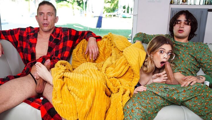 [Brazzers] - Teen's Big Cock Fucks Stepdad's Stepdaughter - Mick Blue - Molly Little - Elias Cash