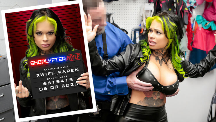 [ShopLyfterMYLF] - Biker Jack Vegas and Karen's Big Ass, Blowjob Adventure - Jack Vegas - XWife Karen