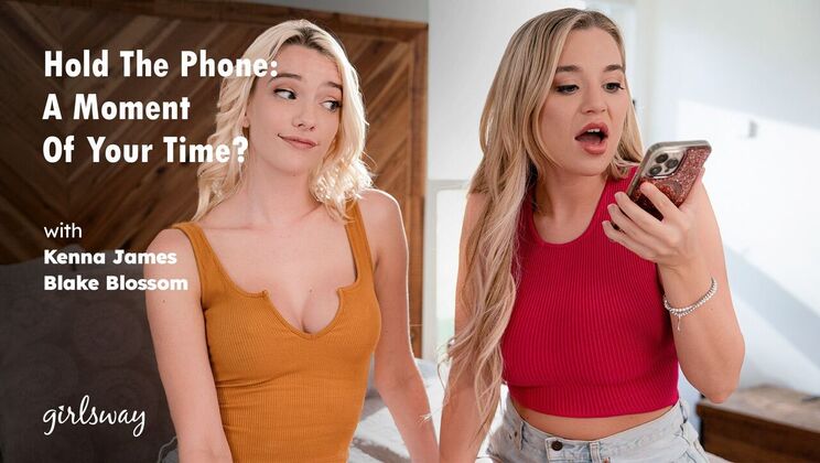 [Girlsway] - Hold On Tight: Fingering, Kissing & Pussy Play - Kenna James - Blake Blossom