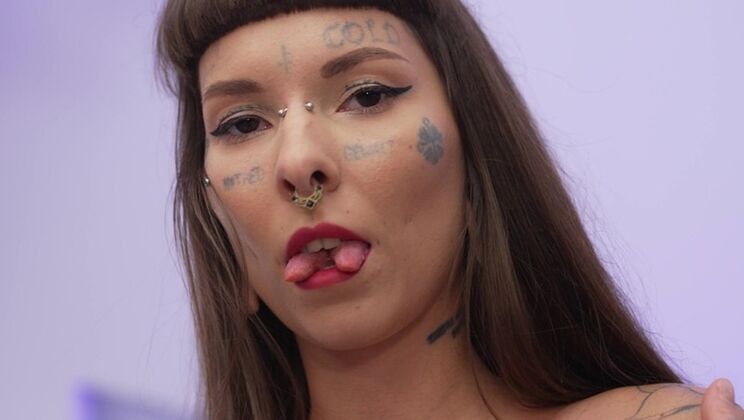 [NRXStudio] - Hardcore Anal with Skinny Tattooed Babe - Tim Monster Cock - Marseline Black