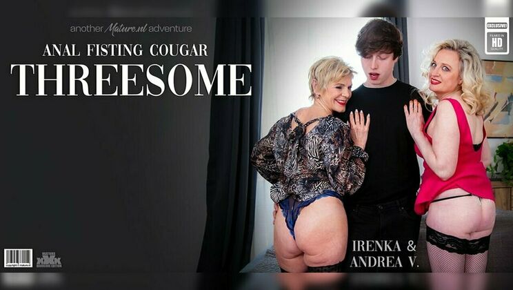 [Mature.nl] - Cougars Irenka and Andrea V. Share a Toyboy in a Wet and Wild Threesome - Irenka - Andrea V. - Lenny Yankee