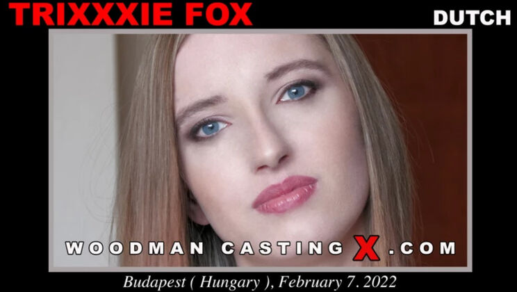 [WoodmanCasting] - Trixxxie Fox Takes Two Cocks in Her Pussy