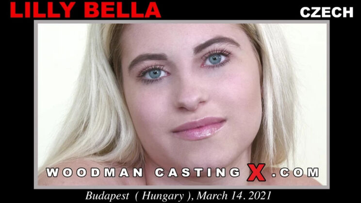 [WoodmanCasting] - Blonde Babe Lilly Bella in Daring Striptease Show - Lilly Bella