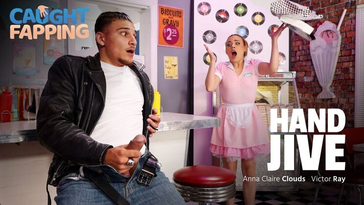 [CaughtFapping] - Uniform Seduction by Blonde Anna Claire Clouds - Anna Claire Clouds - Victor Ray