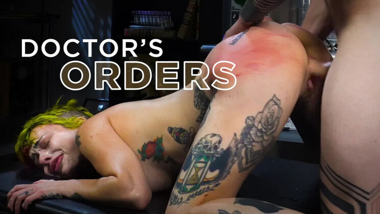 [KinkyBites] - Tied Up & Tattoed: Little Spittle's Medical Exam - Little Spittle - Peter Hooke