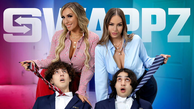 [MomSwap] - Desiree Dulce Meets Mia James in a Sizzling Foursome - Desiree Dulce - Elias Cash - Mia James - Dylan Ledger