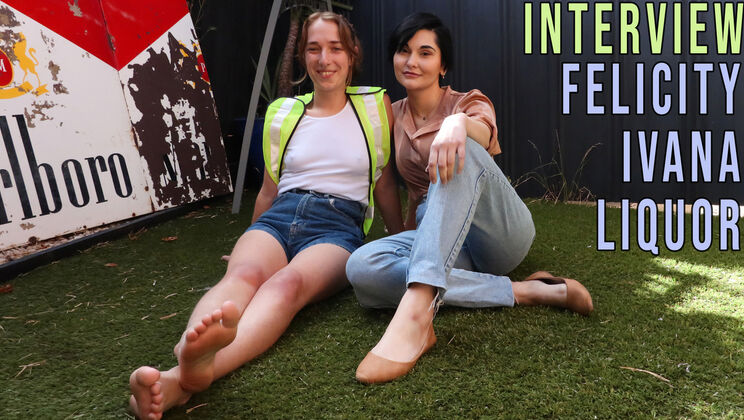 [GirlsOutWest] - Ivana Liquor & Felicity - Outdoor Sexy Talk - Felicity - Ivana Liquor