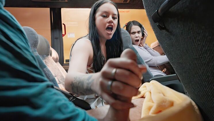 [MOFOS] - Wild Sex on a Bus Ride - Kai Jaxon - Madalina Moon
