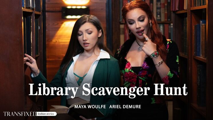 [Transfixed] - Deepthroat and Cumshot Library Sex - Maya Woulfe - Ariel Demure