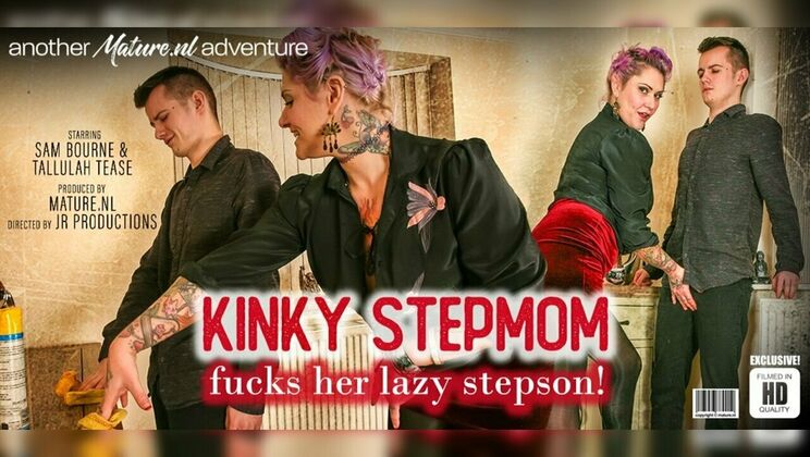 [Mature.nl] - Big Ass MILF Rides Stepson's Face! - Sam Bourne - Tallulah Tease (EU)