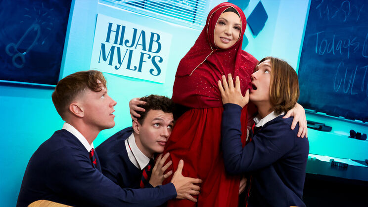 [HijabMylfs] - Cocks and Smiles: Kiki Daire's Facial - Rion King - Kiki Daire - Josh Rivers - Axel Haze