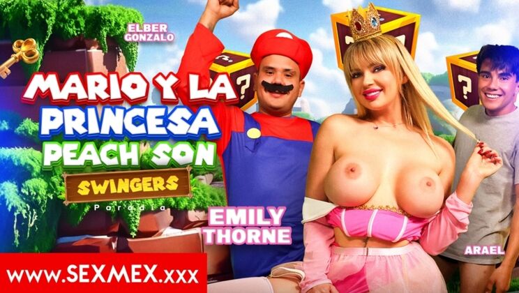 Mario & Peach DP Brunette Emily Thorne