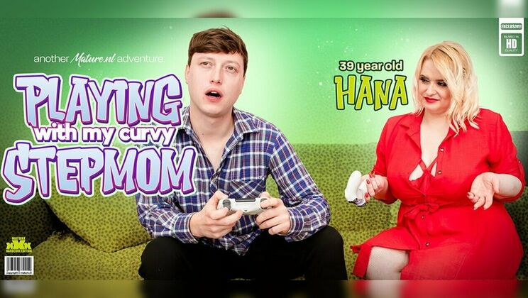 [Mature.nl] - Stepson nails his curvy stepmom Hanna in cowgirl