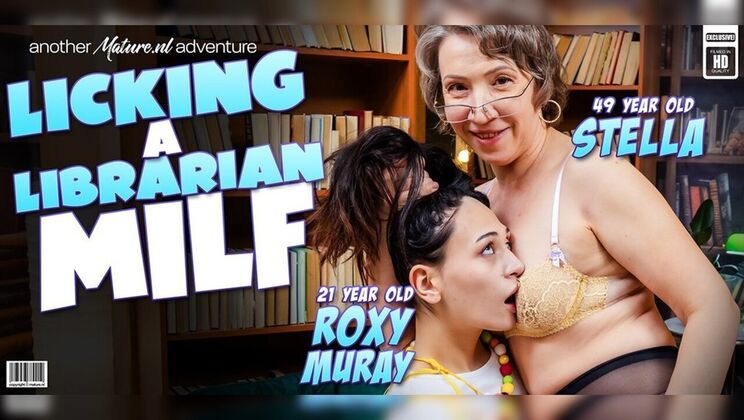 [Mature.nl] - Roxy Muray gets fingered and licked by sexy MILF Stella V - Roxy Muray - Stella V.