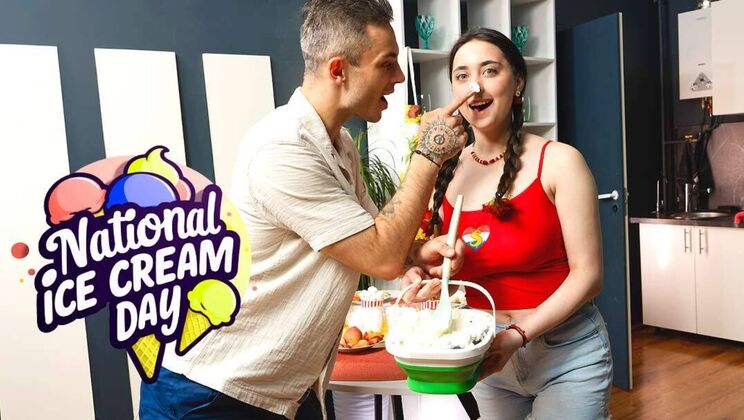 [ClubSweethearts] - Hardcore Ice Cream Day with Big Ass Teens
