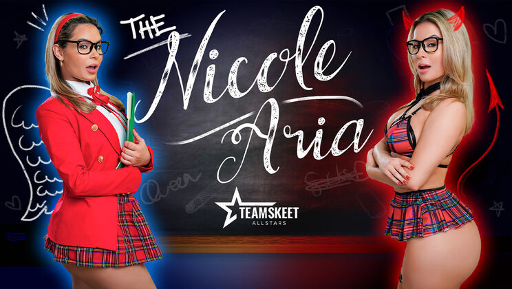 [TeamSkeetAllStars] - Back-to-School Special: Nicole’s Pussy Licking and Dick Play Fun - Donnie Rock - Nicole Aria