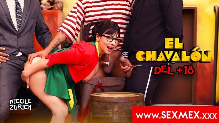 [SEXMEX] - Blowjob and Big Tits in Spanish Porn Sequel - Nicole Zurich - Lia Tovar - Mica Spengler