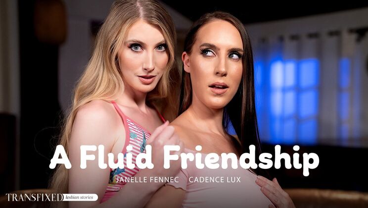 [Transfixed] - Trans Cadence Lux Gives Janelle a Blowjob - Cadence Lux - Janelle Fennec