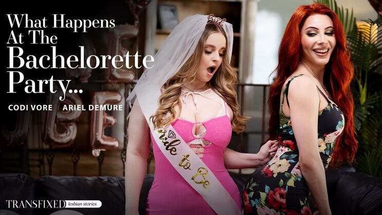 [Transfixed] - Trans Fucks Female in The Bachelorette... - Codi Vore - Ariel Demure