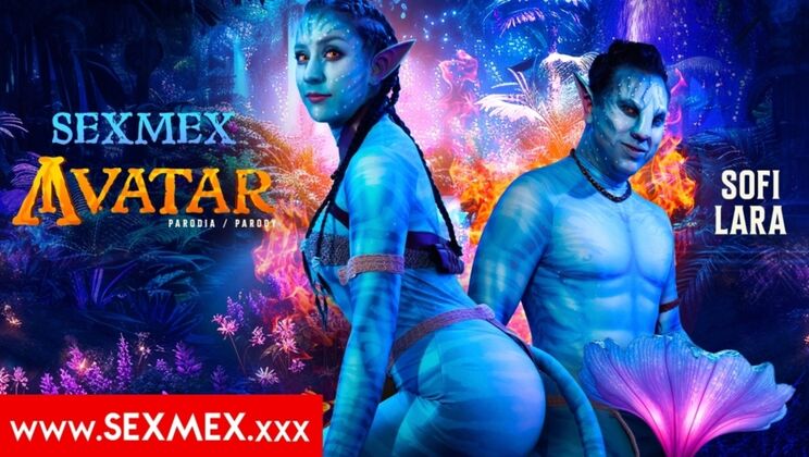 [SEXMEX] - Brunette Sofi Lara Big Ass Fuck in Avatar Porn Story - Sofi Lara