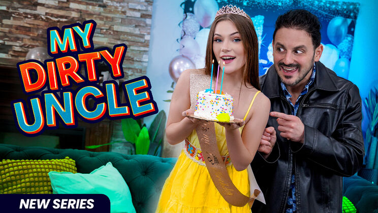 [MyDirtyUncle] - Petite Brunette Facial and Cum in Mouth Threesome - Tony Rubino - Juniper Ren - Tony Marzo