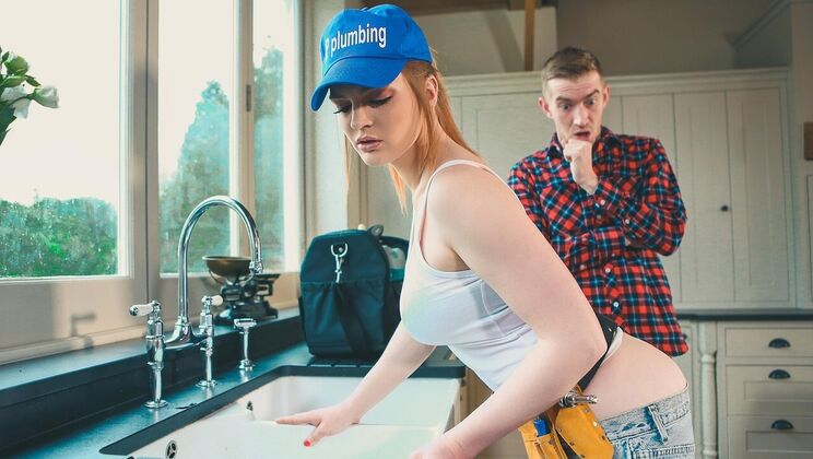 [DigitalPlayground] - Plumber's Work Fantasy: Big Tits Worship And Deepthroat - Danny D - Carly Rae