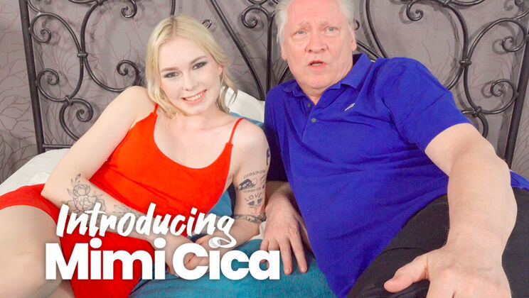 [OldHans] - Casting Mimi Cica: Blonde Teen with Tattoos - Mimi Cica - Old Hans