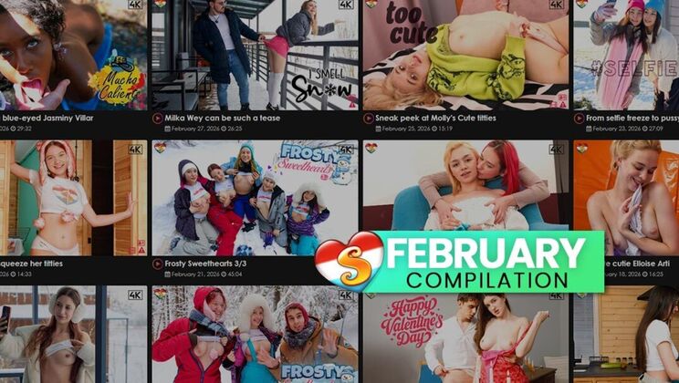 [ClubSweethearts] - Euro Porn Update: February 2026 Compilation - Tess Lyndon - Maaike - Lady Luna - Kamilla C - Britney Spring - Willy Regal - Viola Weber - Sara Bork - Milka Wey - Moon Imp - Cristafeer Robien - Rihanna Black - Erika Mori - Alice Flore - Megan Murkovski - Baby Dahl - Amelia Ost - Molly Cute - Roxy Muray - Nathalie Q - Remido - Silver Valkyrie - Janet E