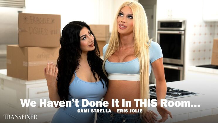 [Transfixed] - We Haven't Done It Here: Full Threesome with Blowjob and Cum - Cami Strella - Eris Jolie