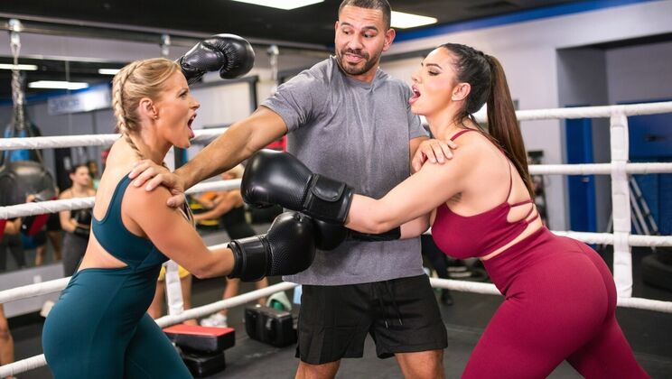 Gym Sex with Athletic MILFs and Big Cock